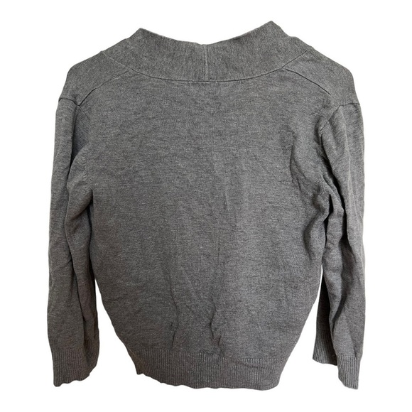 Cielo Women’s Cardigan Knit Sweater Long Sleeve Open  Front Size‎ L Grey Neutral - Picture 2 of 5